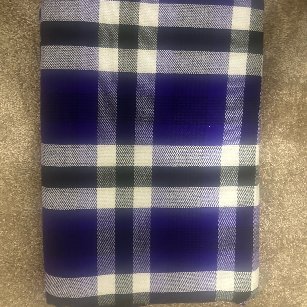 Purple Plaid Fabric